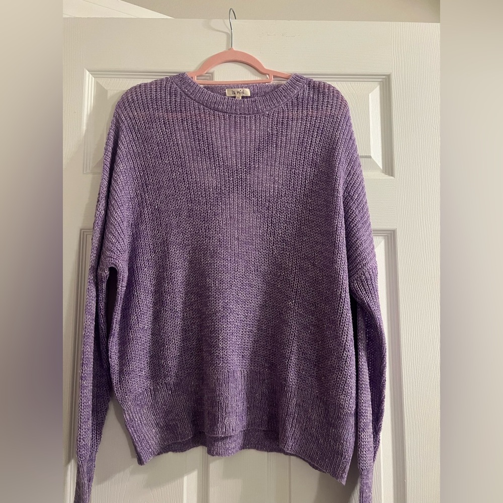 NEVER WORN PURPLE SWEATER